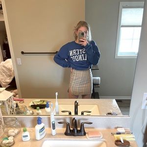 70s striped pastel skirt